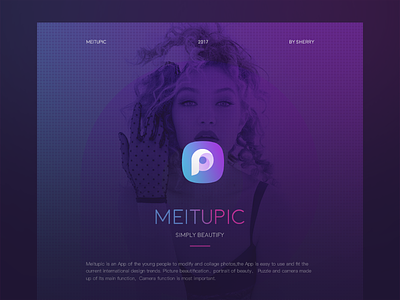 Meitupic logo app logo