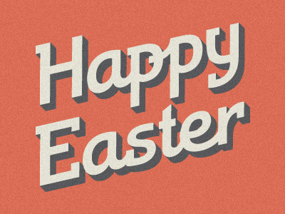Happy Easter! easter holiday type