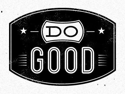 Do Good logo mark type