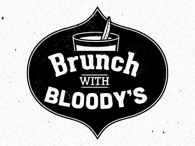 Brunch With Bloody's logo mark type