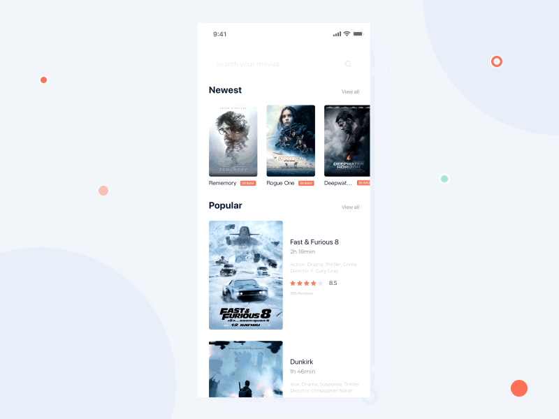 Ui Exercises 7/100 (Movie App-Animation)