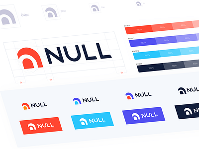 Ui Exercises11/100 (Null Logo) clean color logo n null red