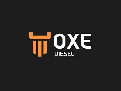 OXE Logo bull identity logo ox oxe simplistic