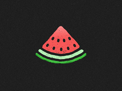 Watermelon black colourful fruit negative space sliced watermelon