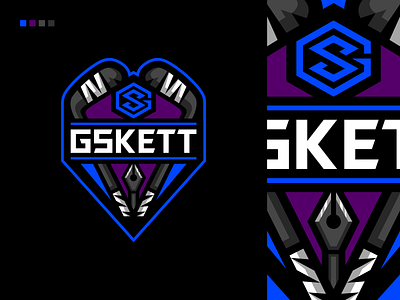 GSKETT - Primary Logo branding design gskett icon illustration logo typography vector