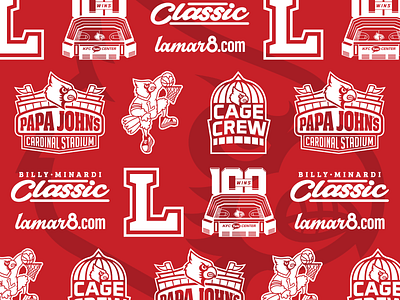 Louisville Athletics - Branding Collection branding cardinals design gskett illustration logo louisville typography vector wordmark