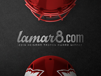 Lamar8.com - Branding branding cardinals design gskett heisman icon illustration lamar jackson logo louisville typography vector web wordmark