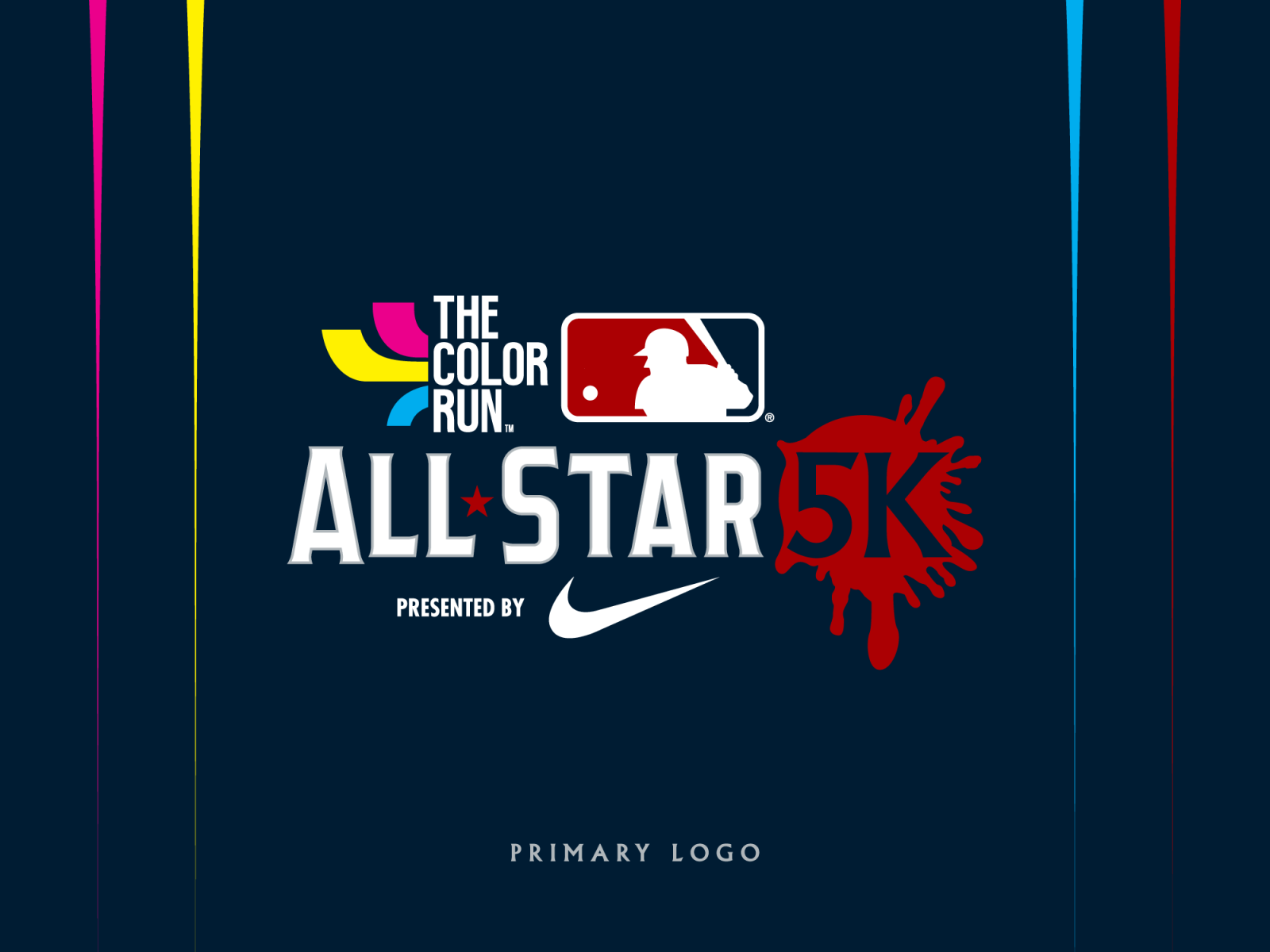 2018 All Star 5k Color Run Primary Logo By Greg Schettino On Dribbble