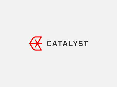 Catalyst branding graphic design logo