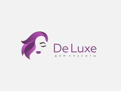 DeLuxe Beauty House branding graphic design logo