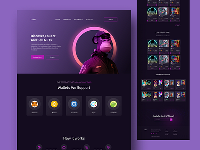 NFT Web UI Design