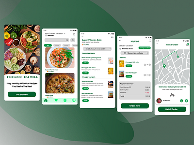 App Food - veggie food app app food branding delivery delivery food delivery.delivery food design figma food ui user experience user interface ux