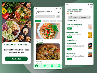 App Food app branding delivery design figma food food delivery foodapp ui user experience user interface ux vege vege food