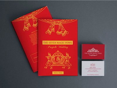 The Seven Magic Wows branding color design graphic stationery typography wedding