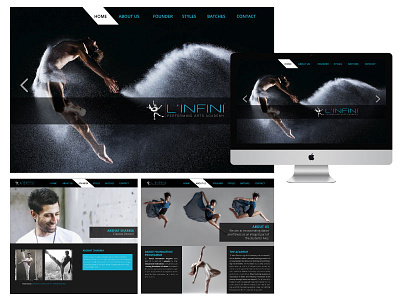 L'Infini Website Design design visual website