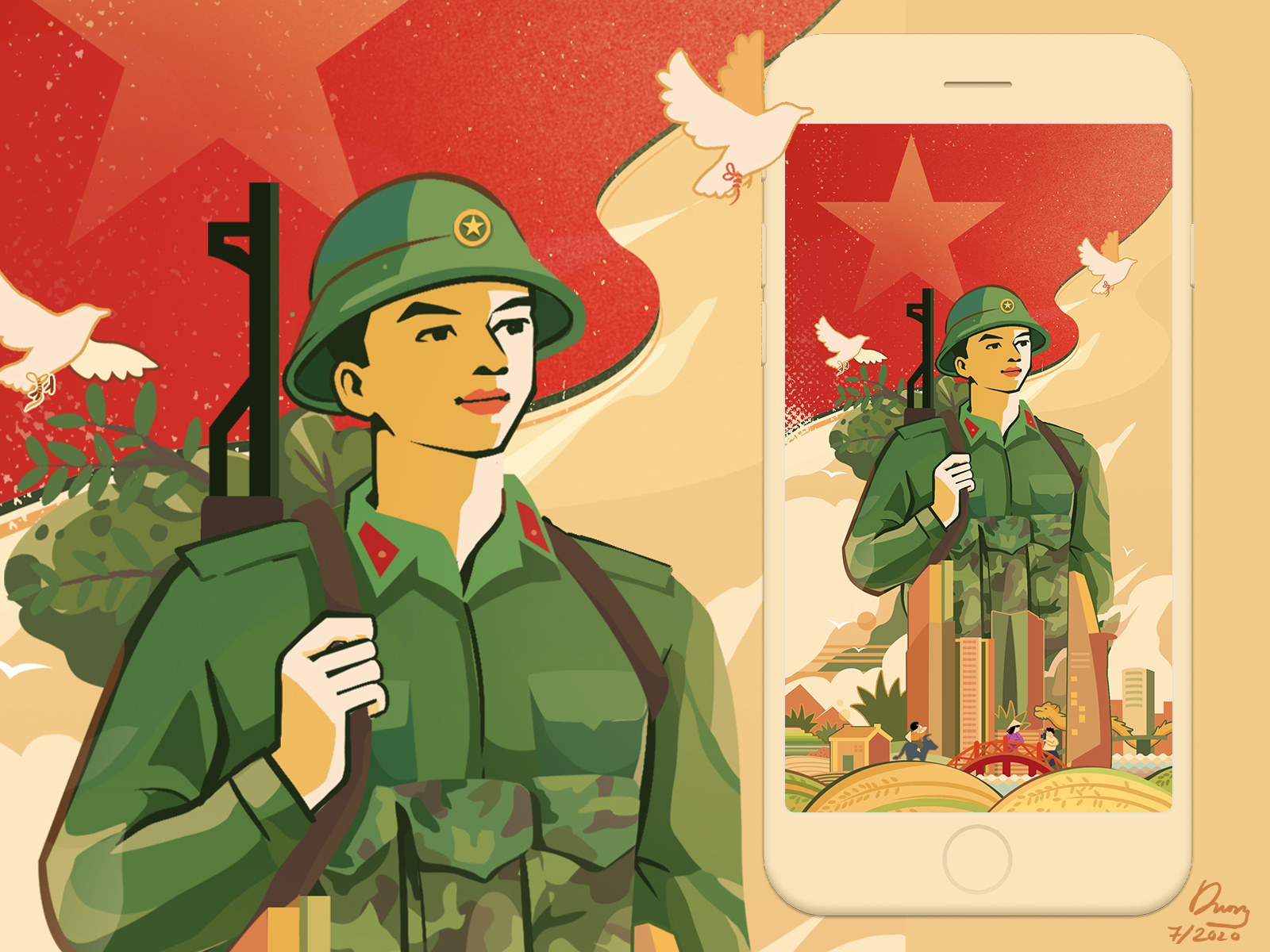 Vietnamese War Invalids and Martyrs Day by Duong Hai on Dribbble