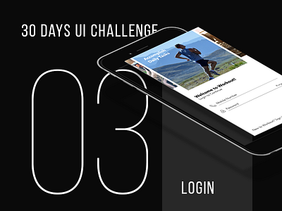 Day 03 - Login UI concept login minimal modern ui ui challenge white workout