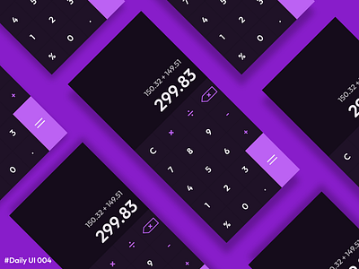 Daily UI 004 - Calculator