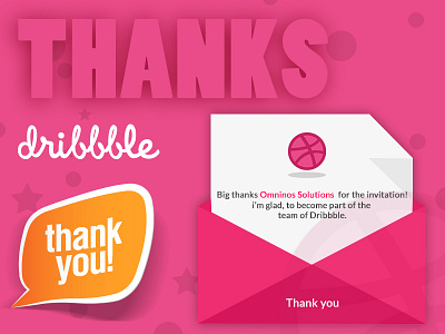 Thanks Dribbble for this awesome opportunity available for freelance contact designer graphics invitation mobile ui ux