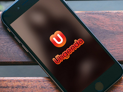 Uhgenda App Splash screen mockup app logo chat app dating app graphics icon iphone app social app splash screen uiux