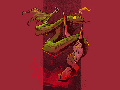 True Serpent art character digital digitalart illustration illustration art monster