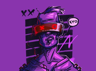 CyberPunk art character cyberpunk cyberpunk 2077 digital digitalart illustration illustration art