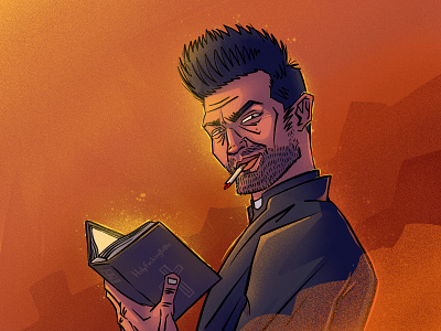 Preacher art character dc digital digitalart fanart illustration illustration art preacher