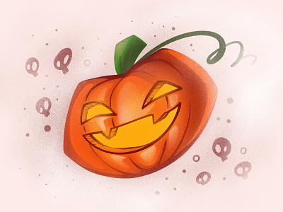 Pumpkin head art character digital digitalart illustration illustration art
