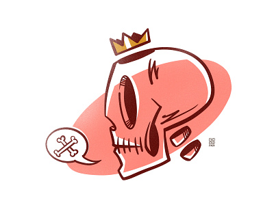 Skull king art character digital digitalart helloween illustration illustration art monster