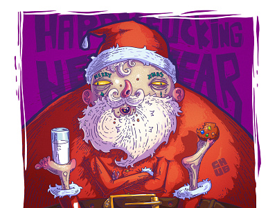Happy holidays art digital digitalart illustraion illustration art new year xmas