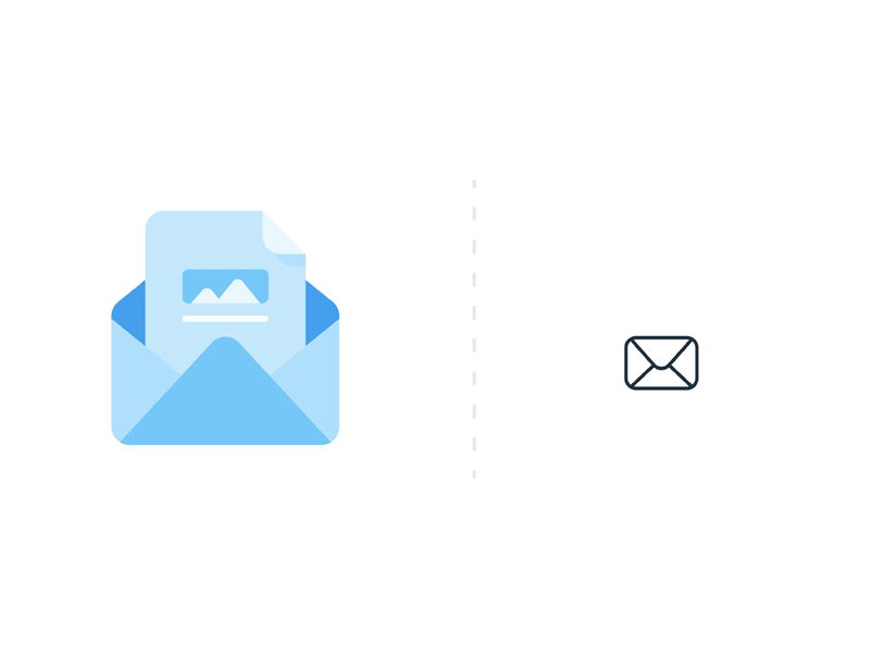 Illustrations vs Icons blue envelope icons icons set illustraion illustraor illustrations mono line set design stroke vector wix