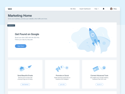 Marketing home