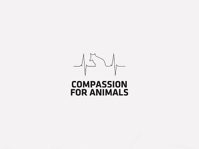 Logo design: Compassion For Animals branding logo design packaging