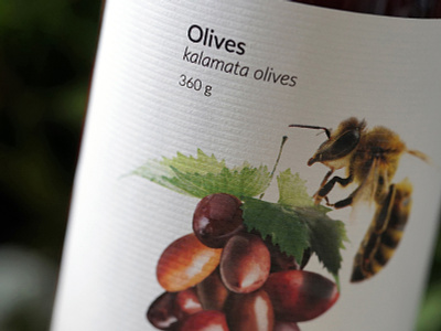 alice's hut: olives label design branding collage collageart label olives package design packaging vegan