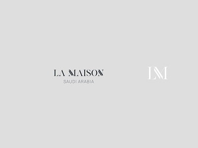 Logo design La Maison fashion brand fashion logo logo logo design
