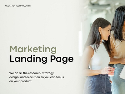 Marketing Landing Page branding design graphic design landing page marketing page design services