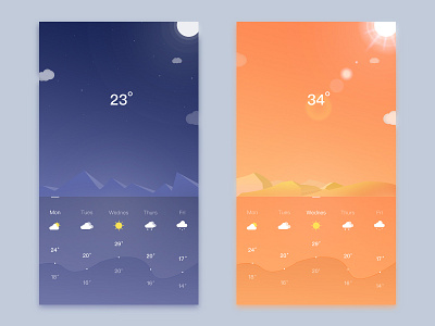 weather ui 实践