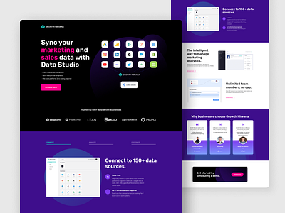 GrowthNirwana - Landing Page Design design landing page landing page design page design web design webiste