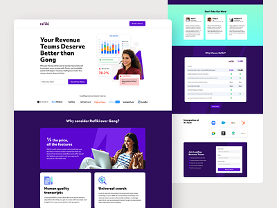 Rafiki - Lading Page Deisgn landing page