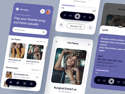 Music Player App Design