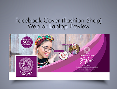 Facebook Cover (Fashion Shop) branding brochure business flyer cover design design facebook cover design graphic design illustration logo poster social media post