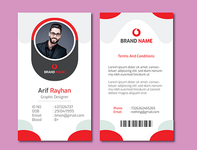 ID Card Design business card graphic design id card id card design