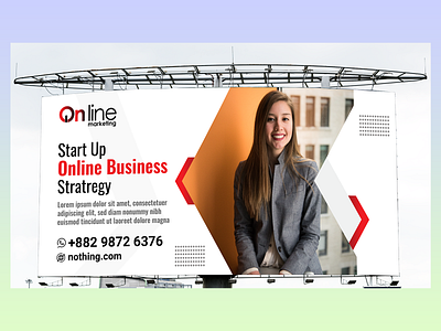 Billboard design banner banner design billboard billboard design graphic design poster social media post