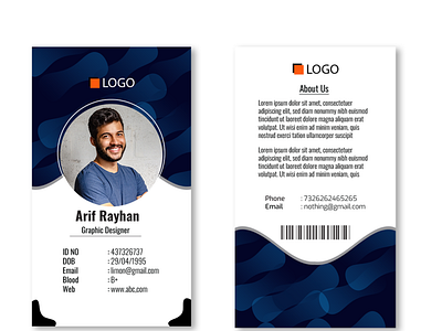 ID card Design corporate id card graphic design id card design