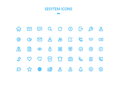 一组系统图标练习  A set of system icon exercises