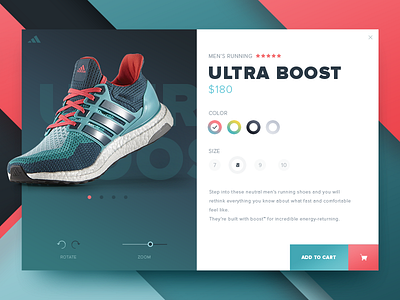Adidas Ultra Boost adidas design fresh modern product running shoe shoes ui user interface web website