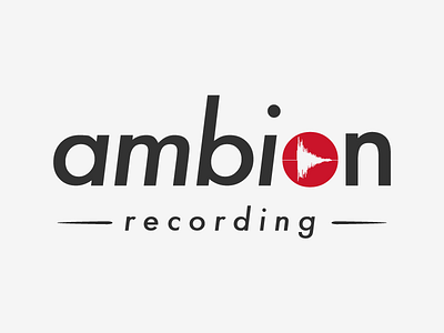 ambion logo audio logo recording sound typography waveform