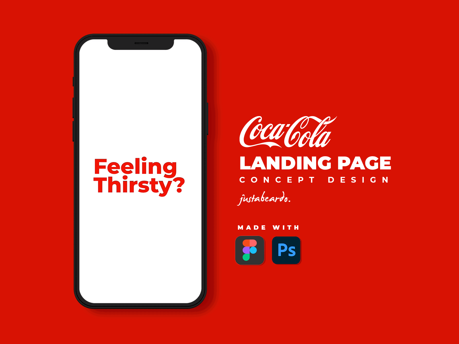 Coke Landing Page - Concept Design