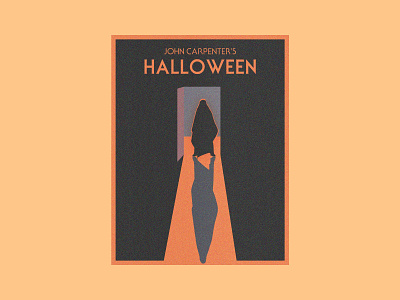 John Carpenter's HALLOWEEN movie poster branding design flat graphic design halloween illustration john carpenter logo michaelmyers movie poster typography vector
