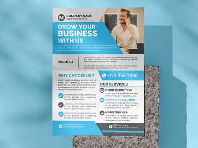 Corporate Flyer Design a4 flyer business flyer corporate flyer flyer design graphic design marketing